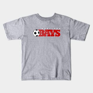 Defunct Maryland Bays Soccer 1989 Kids T-Shirt